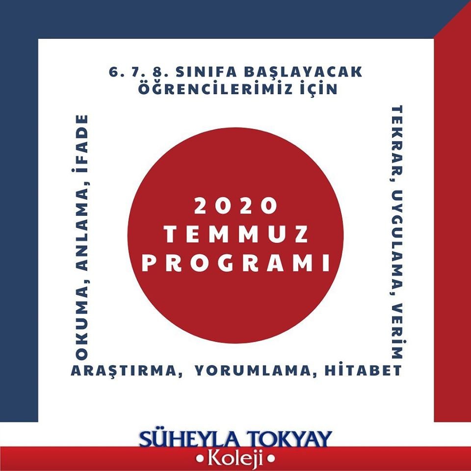 Temmuz Ayı Programı